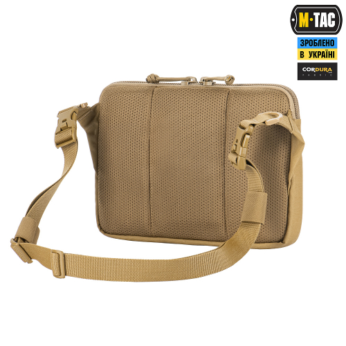 M-TAC СУМКА ADMIN BAG ELITE З ЛИПУЧКОЮ COYOTE