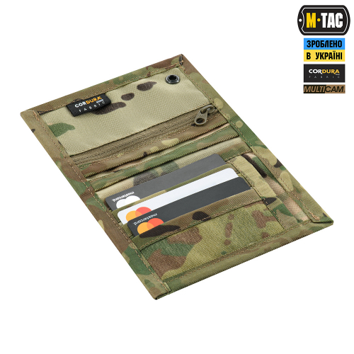M-TAC ГАМАНЕЦЬ TACTICAL WALLET ELITE MULTICAM