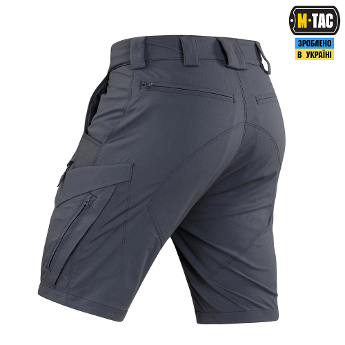 M-TAC ШОРТИ AGGRESSOR SUMMER FLEX DARK GREY