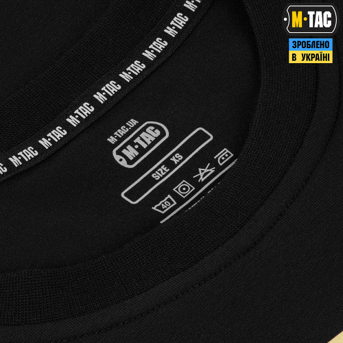 M-TAC ФУТБОЛКА LOGO ДЛИННЫЙ РУКАВ BLACK