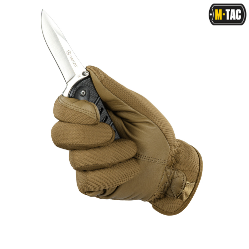 M-TAC ПЕРЧАТКИ SCOUT TACTICAL MK.2 КОЖАНЫЕ COYOTE