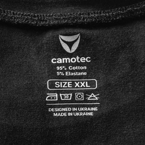 CAMO-TEC ФУТБОЛКА TOTEM BAVOVNA LOGO BLACK 8564
