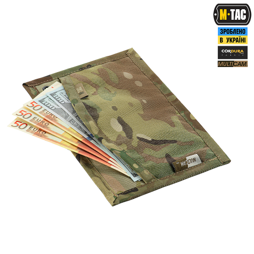 M-TAC ГАМАНЕЦЬ TACTICAL WALLET ELITE MULTICAM