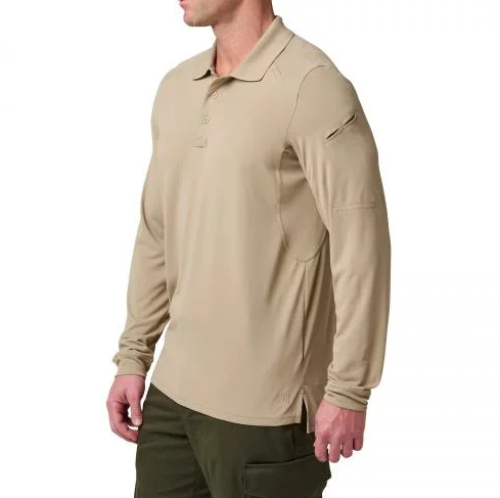 5.11 ПОЛО С ДЛИННЫМ РУКАВОМ HELIOS LONG SLEEVE POLO SILVER TAN 42022-160