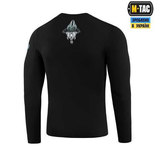 M-TAC ФУТБОЛКА ODIN MYSTERY ДЛИННЫЙ РУКАВ BLACK