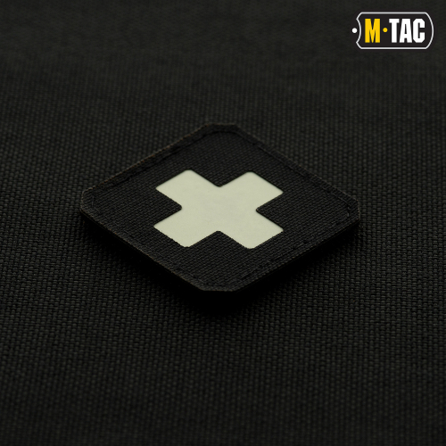 M-TAC НАШИВКА MEDIC CROSS LASER CUT BLACK/GID
