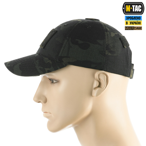 M-TAC БЕЙСБОЛКА ELITE ТАКТИЧНА NYCO EXTREME MULTICAM BLACK