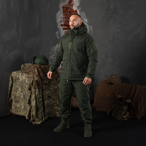 CAMO-TEC ШТАНЫ ЗИМНИЕ DEFENDER 7 LEVEL OLIVE 8339