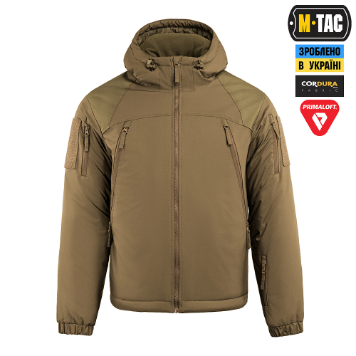 M-TAC КУРТКА ЗИМОВА ALPHA GEN.III PRO PRIMALOFT COYOTE BROWN