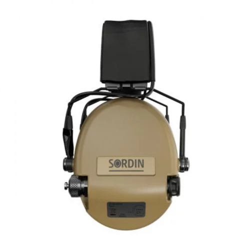 SORDIN НАУШНИКИ АКТИВНЫЕ SUPREME MIL AUX SLIM HEADBAND SAND 74308-05-S