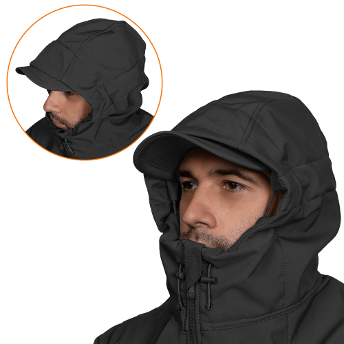 CAMO-TEC КУРТКА STALKER SOFTSHELL BLACK 7226