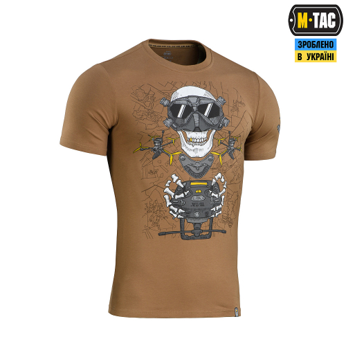 M-TAC ФУТБОЛКА DROHNENFÜHRER COYOTE BROWN