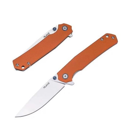 RUIKE НОЖ СКЛАДНОЙ ORANGE P801-J