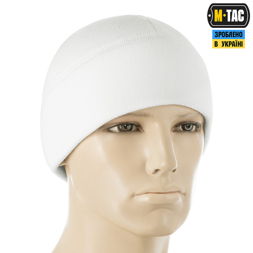 M-TAC ШАПКА WATCH CAP ELITE ФЛІС (320Г/М2) WHITE