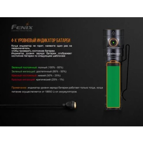 FENIX ЛІХТАР РУЧНИЙ CREE XP-L HI LED E30R
