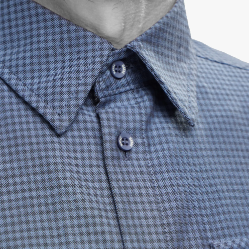 UATAC РУБАШКА PLAID BLUE 5123