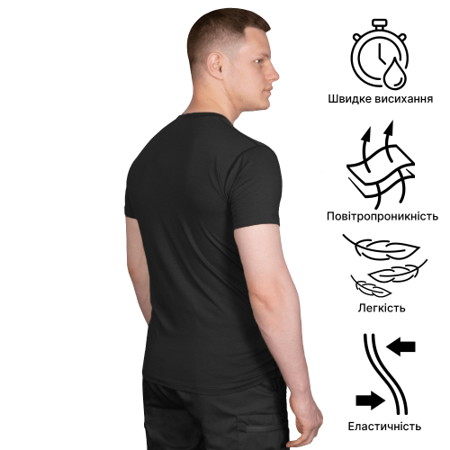 CAMO-TEC ФУТБОЛКА MODAL LOGO BLACK 7170