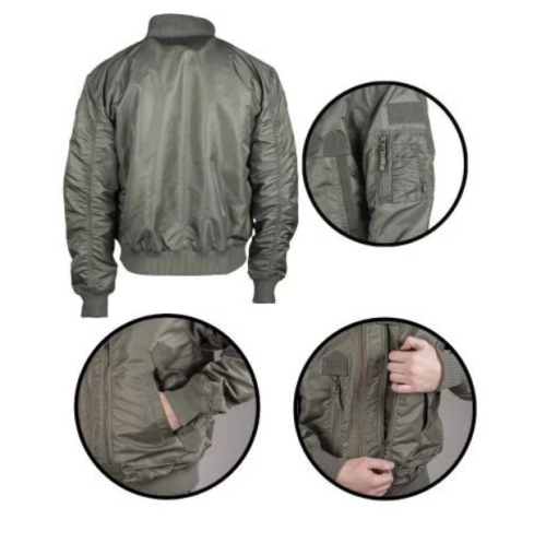 MIL-TEC КУРТКА ДЕМІСЕЗОННА STURM US TACTICAL FLIGHT JACKET OLIVE 10404601