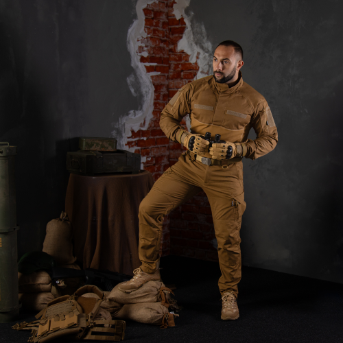 CAMO-TEC БОЕВАЯ РУБАШКА UBACS CM BLITZ TWILL/COOLPASS AIR 2.0 COYOTE 7196