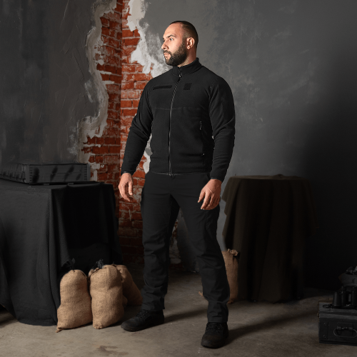 CAMO-TEC ФЛИСОВАЯ КОФТА PALADIN HIMATEC 100 BLACK 8472