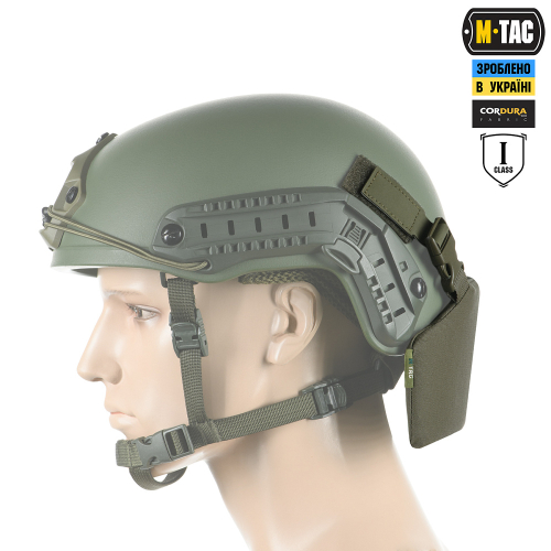 M-TAC БАЛЛИСТИЧЕСКАЯ ЗАЩИТА ЗАТЫЛКА С КРЕПЛЕНИЕМ НА ШЛЕМ 1 КЛАСС ЗАЩИТЫ (FMS) RANGER GREEN