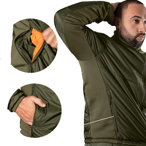 CAMO-TEC ЛЕГКИЙ ПУХОВИК TAURUS OLIVE 7564