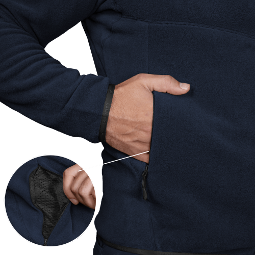CAMO-TEC ФЛИСОВАЯ КОФТА DARK NAVY BLUE 8842
