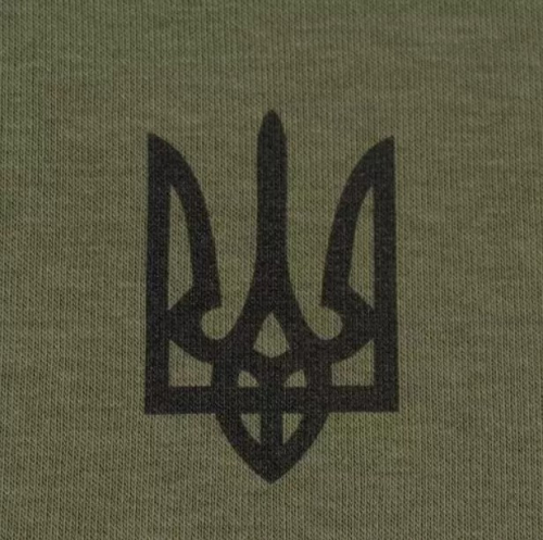P1G-TAC СВІТШОТ ЗИМОВИЙ ТРИЗУБ LOGO OLIVE UA281-29911-OD-TRL