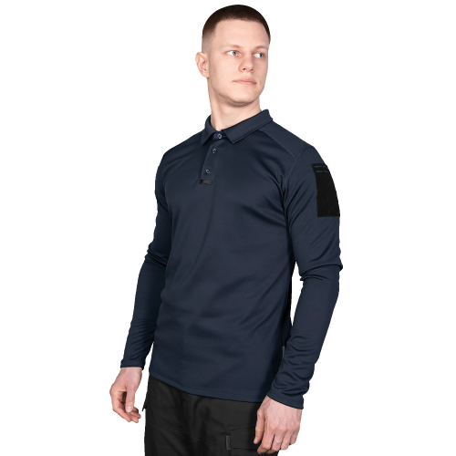 CAMO-TEC ПОЛО CG PATROL LONG COOLPASS ANTISTATIC DARK NAVY BLUE 7057