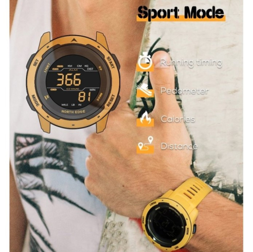 NORTH EDGE ГОДИННИК SATURN 5BAR ORANGE 24688