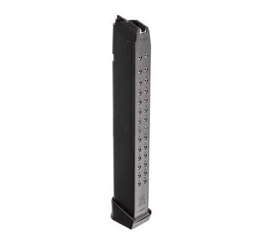 GLOCK МАГАЗИН ДЛЯ ПІСТОЛЕТА OEM 33-ROUND MAG 9X19 BLACK 65971