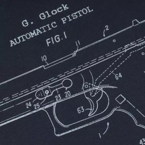 P1G-TAC ФУТБОЛКА GLOCK PISTOL LEGEND GRAPHITE UA281-29891-GT-GK
