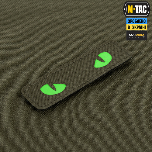 M-TAC НАШИВКА CAT EYES LASER CUT RANGER GREEN/GREEN/GID