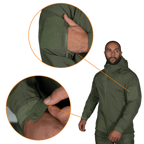 CAMO-TEC КУРТКА STALKER SOFTSHELL OLIVE 7225