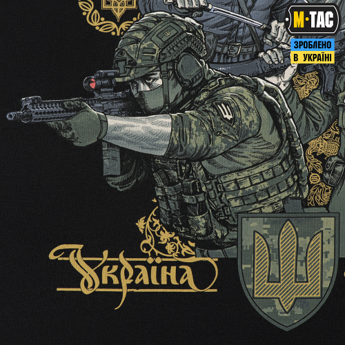 M-TAC ФУТБОЛКА ПОКОЛІННЯ BLACK