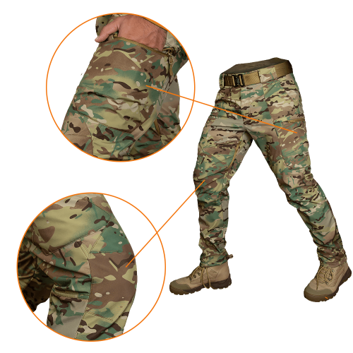 CAMO-TEC ШТАНИ SOFTSHELL VENT MULTICAM 7276