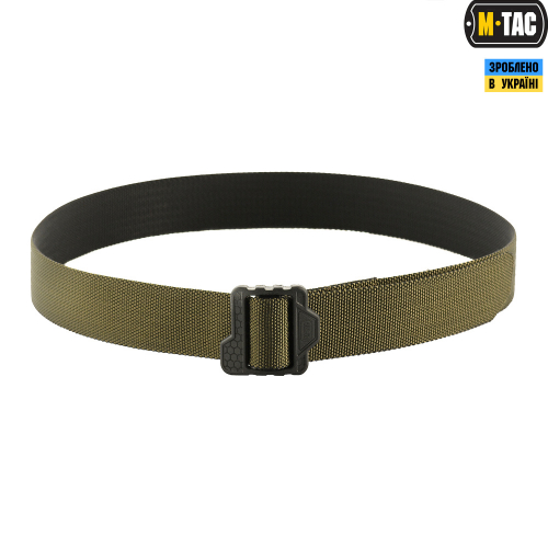 M-TAC РЕМЕНЬ DOUBLE SIDED LITE TACTICAL BELT HEX OLIVE/BLACK