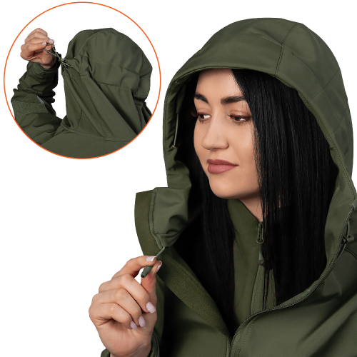 CAMO-TEC КУРТКА ЖІНОЧА SOFTSHELL STALKER OLIVE 7441