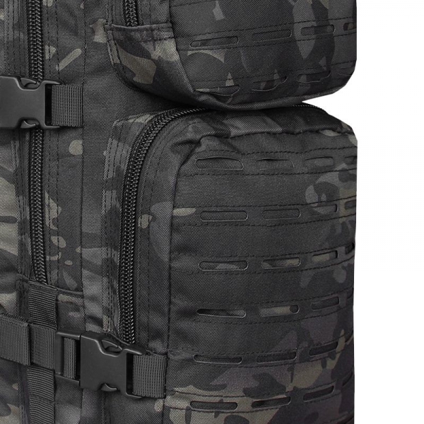MIL-TEC РЮКЗАК ШТУРМОВОЙ МАЛЫЙ ASSAULT LASER CUT MULTITARN BLACK 14002669