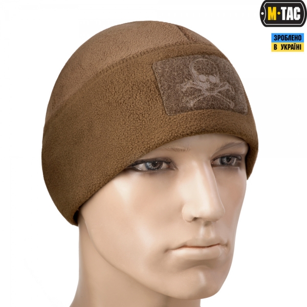 M-TAC ШАПКА WATCH CAP ФЛИС/СЕТКА PIRATE SKULL WINDBLOCK 380 COYOTE