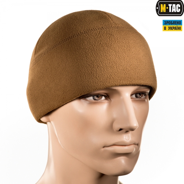 M-TAC ШАПКА WATCH CAP ELITE ФЛИС (270Г/М2) WITH SLIMTEX COYOTE BROWN