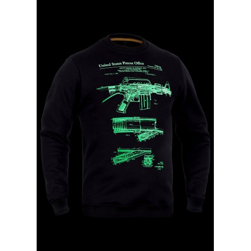 P1G-TAC ТОВСТОВКА М16/AR15 RIFLE LEGEND BLACK UA281-29911-BK-M16-NG