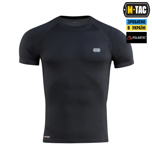 M-TAC ФУТБОЛКА ULTRA LIGHT POLARTEC BLACK