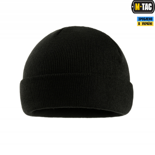 M-TAC ШАПКА ТОНКА В'ЯЗКА 100% АКРИЛ BLACK