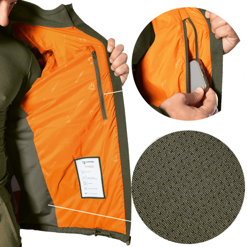 CAMO-TEC ЛЕГКИЙ ПУХОВИК TAURUS OLIVE 7564