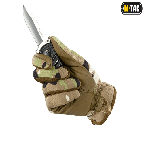 M-TAC ПЕРЧАТКИ SCOUT TACTICAL MK.2 КОЖАНЫЕ MC