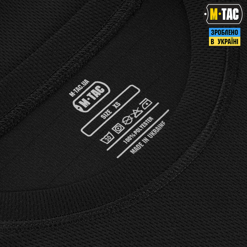 M-TAC ФУТБОЛКА ПОТООТВОДЯЩАЯ ТАКТИЧЕСКАЯ SUMMER BLACK