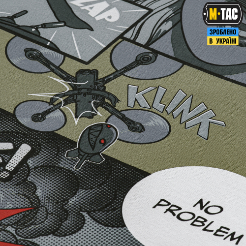 M-TAC ФУТБОЛКА COMICS DRONE GIRL LIGHT OLIVE