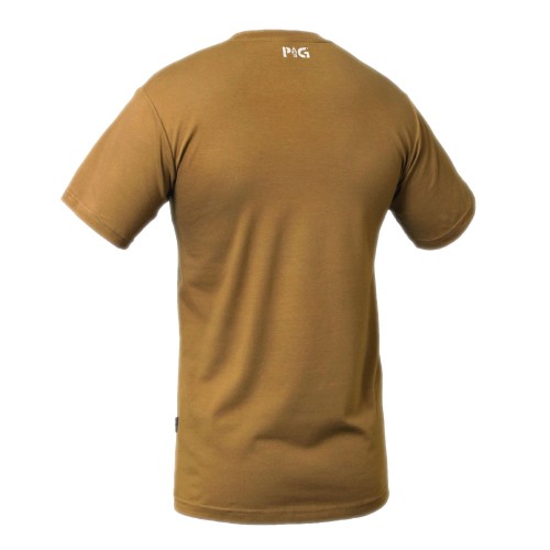 P1G-TAC ФУТБОЛКА WARNING NIGHTGLOW SERIES COYOTE BROWN UA281-29891-CB-WN-NG