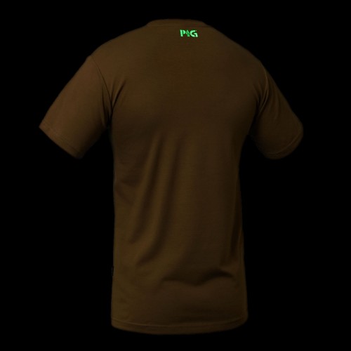 P1G-TAC ФУТБОЛКА WARNING NIGHTGLOW SERIES COYOTE BROWN UA281-29891-CB-WN-NG